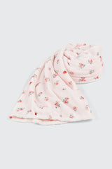 Strawberry Floral Throw Blanket