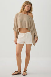 Flowy Seersucker Shorts