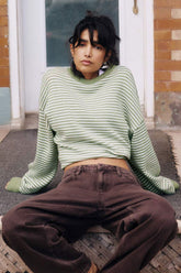 Striped Crew Neck Sweater