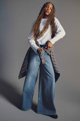 The Slacker Fit Low Rise Super Wide Leg Jean