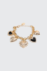 Heart Charms Bracelet