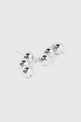 3-Ball Drop Earrings