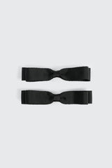 2-Pack Rib Bow Hair Clips