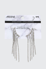 Dangle Rhinestone Ear Cuffs