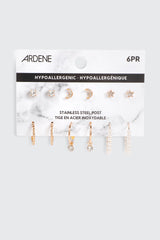 6-Pack Celestial Hoop and Stud Earrings