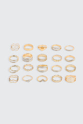 20-Pack Assorted Rings