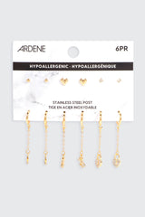 6-Pack Charm Earrings