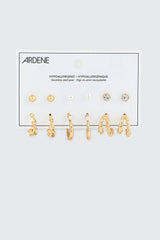 6-Pack Hoop & Stud Earrings