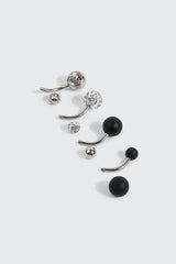 4-Pack of Assorted Navel Piercings