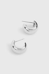 Stainless Steel Thick Mini Hoop Earrings