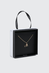 Initial M Necklace