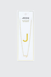 14K Gold Plated Initial J Necklace