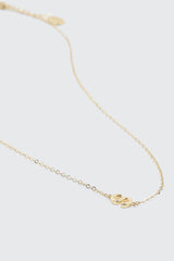 14K Gold Plated Initial S Necklace