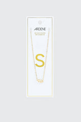 14K Gold Plated Initial S Necklace