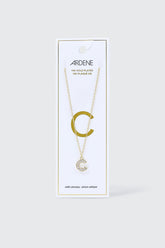 14K Gold Plated Initial C Necklace