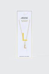 14K Gold Plated Initial L Necklace