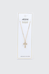 14K Gold Plated Cross Necklace