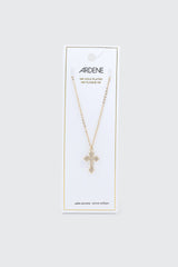 14K Gold Plated Cross Necklace