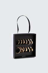 6-Pack Hoop Earring Set