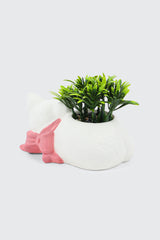Artificial Plant in Cat Pot