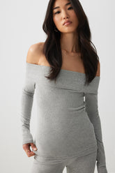 Super Stretch Off Shoulder Top