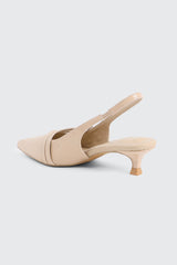 Patent Double Buckle Slingback Pumps