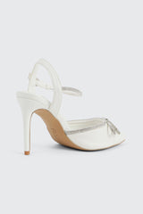 Pumps with Rhinestone Bow