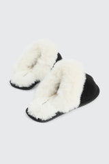 Mule Slippers with Fur Lining