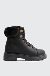 Faux Fur Lined Winter Boots