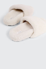 Curly Faux Fur Slippers