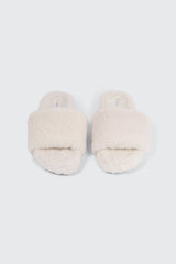 Curly Faux Fur Slippers