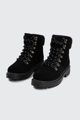 Winter Hiker Booties with Sherpa Collar