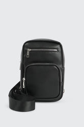 Faux Leather Sling Bag