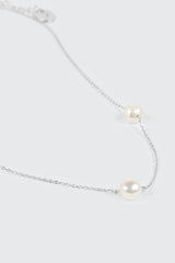 14K Gold Plated Pearl Pendant Necklace