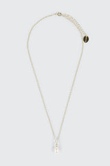 14K Gold Plated Pearl Necklace