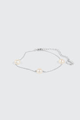 14K Gold Plated Pearl Bracelet