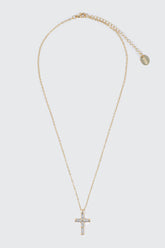 14K Gold Plated Cross Necklace