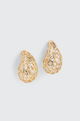 Openwork Teardrop Earrings