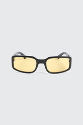 Yellow Lense Shield Sunglasses
