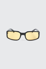 Yellow Lense Shield Sunglasses