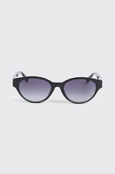 Slim Oval Cateye Sunglasses