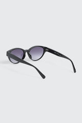 Slim Oval Cateye Sunglasses