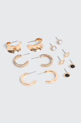 6-Pack Hoop & Stud Earrings