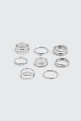 8-Pack Assorted Rings
