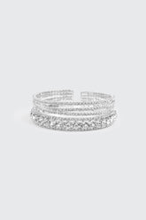 Multi Row Rhinestone Bracelet