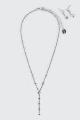 Y Necklace and Earrings Set