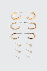 6-Pack Mixed Hoops & Studs