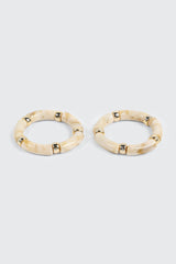 2-Pack Marble Stretch Bracelets