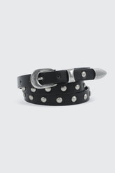 Studded Belt with Metal Tip
