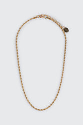 Stainless Steel Twist Chain Necklace